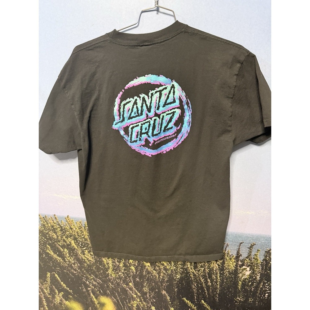 Vtg‎ Santa Cruz Skateboards Shirt L Big Graphic Skate Preowned